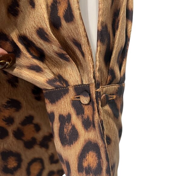 $1170 Etro Brown Leopard Camicia Santa Barbara Blouse Top size IT 42/6 - Picture 7 of 12